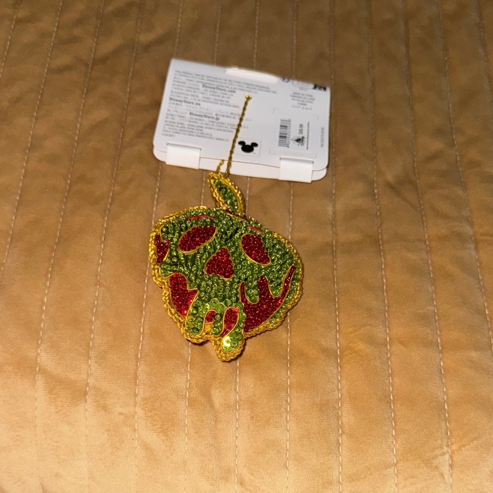 Snow White Poison Apple Ornament